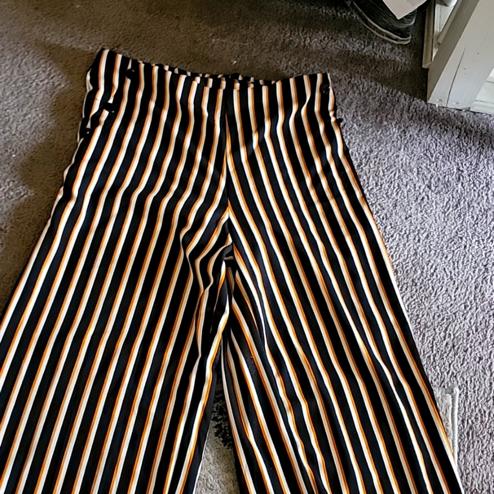 Pinstripe fall casual pants never been worn.